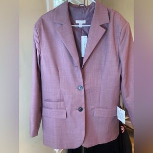 Nordstrom TopShop over-sized blazer, purple, NEW with tags